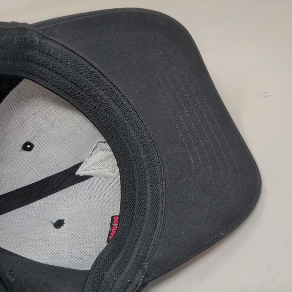 Volcom Men's Fitted Hat Black Size L/XL Embroidered Logo Cotton Blend - Picture 8 of 10